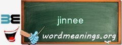 WordMeaning blackboard for jinnee